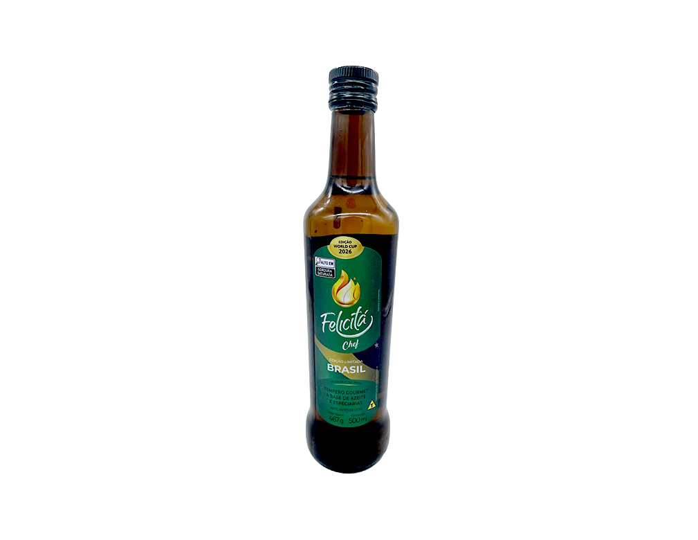 AZEITE COMPOSTO TEMPERO LEMON PEPPER E PIMENTA CALABRESA FELICITÁ 500 ML (CX 12 VD)